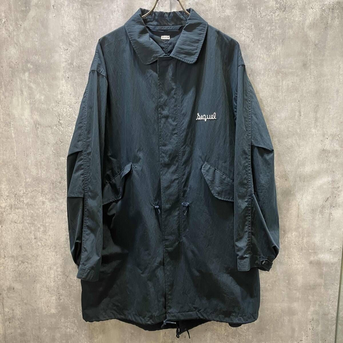 SEQUEL COTTON NYLON FISHITAIL JACKET sizeL フィールドジャケット シークエル