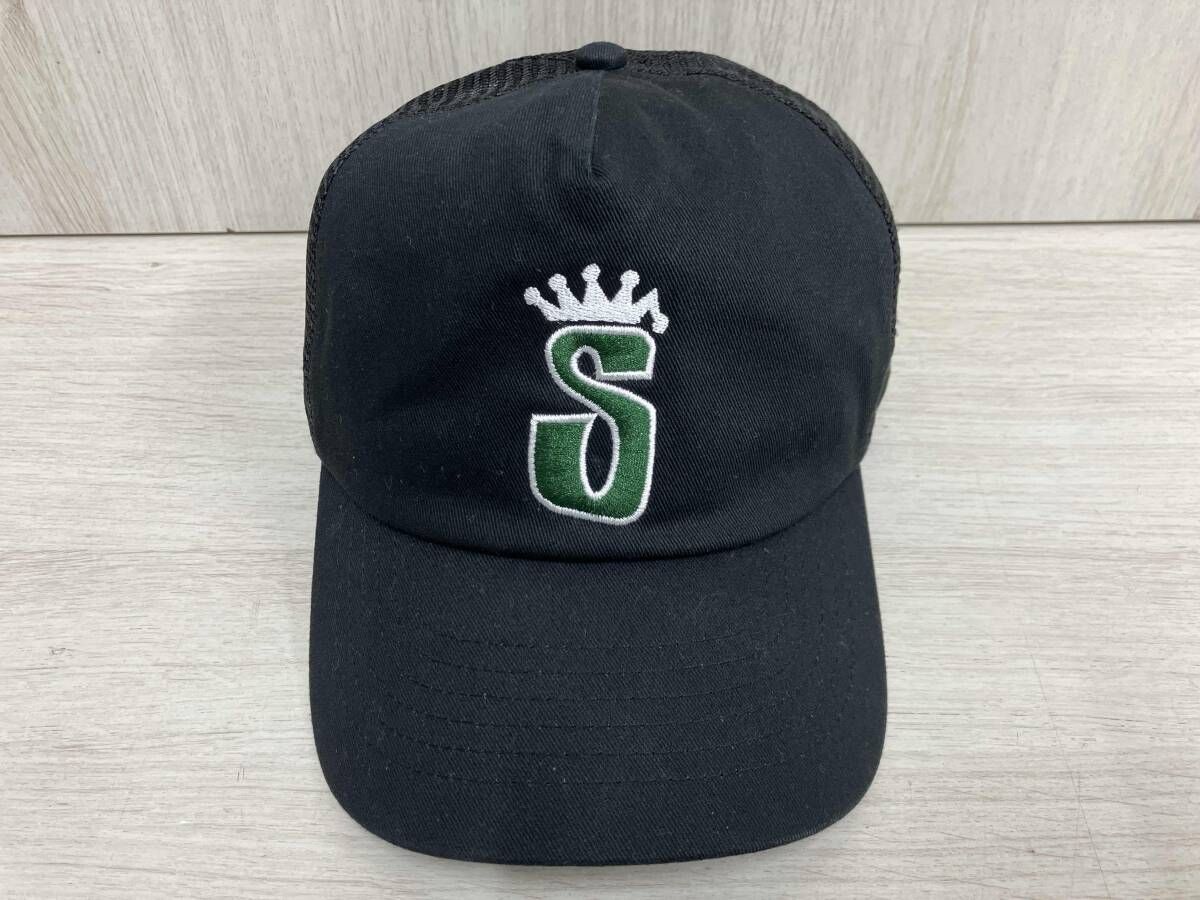 美品 STUSSY スチューシー キャップ Trucker S Crown シャドウブラック #1311170