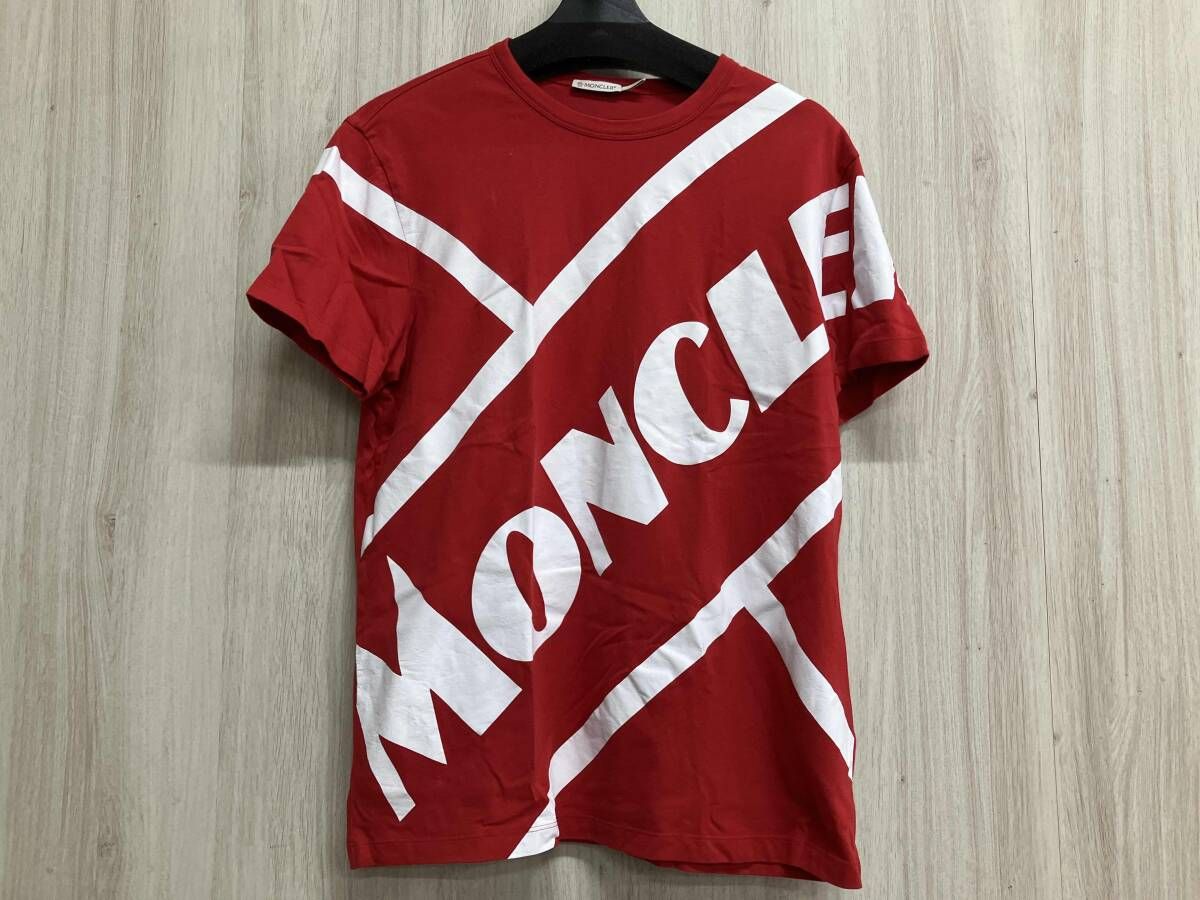 MONCLERモンクレール 半袖Tシャツ C-SCOM-19-12436 Mサイズ レッド