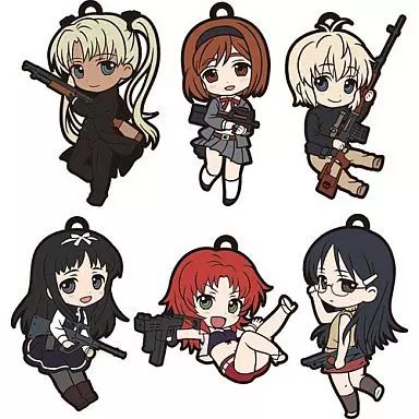 【中古】キーホルダー・マスコット(キャラクター) 全6種セット 「トイズワークスコレクション にいてんごむっ! GUNSLINGER GIRL」