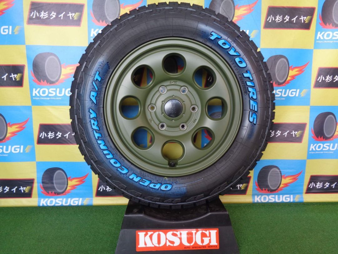 展示未使用　215/65R16　オープンカントリーA/TIII　16インチ　MID　DOD　ウシャリン　4本　ハイエース　atsugiM170