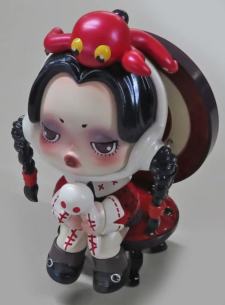 【中古】トレーディングフィギュア 【シークレット】DEADPAN WEDNESDAY 「POPMART SKULLPANDA × THE ADDAMS FAMILY シリーズ」