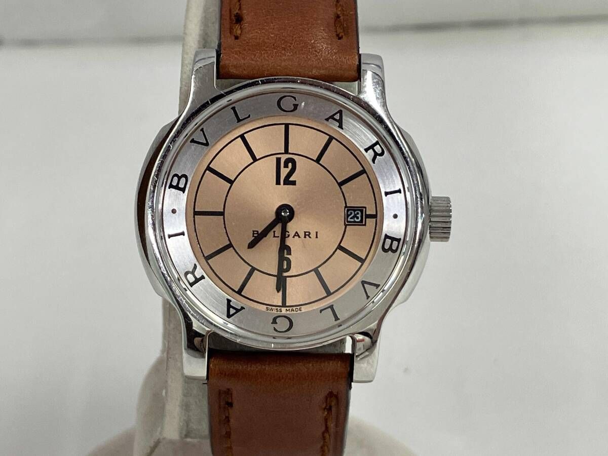 BVLGARI ブルガリ ソロテンポ ST29S D60306 ベルト非純正 クォーツ 腕時計