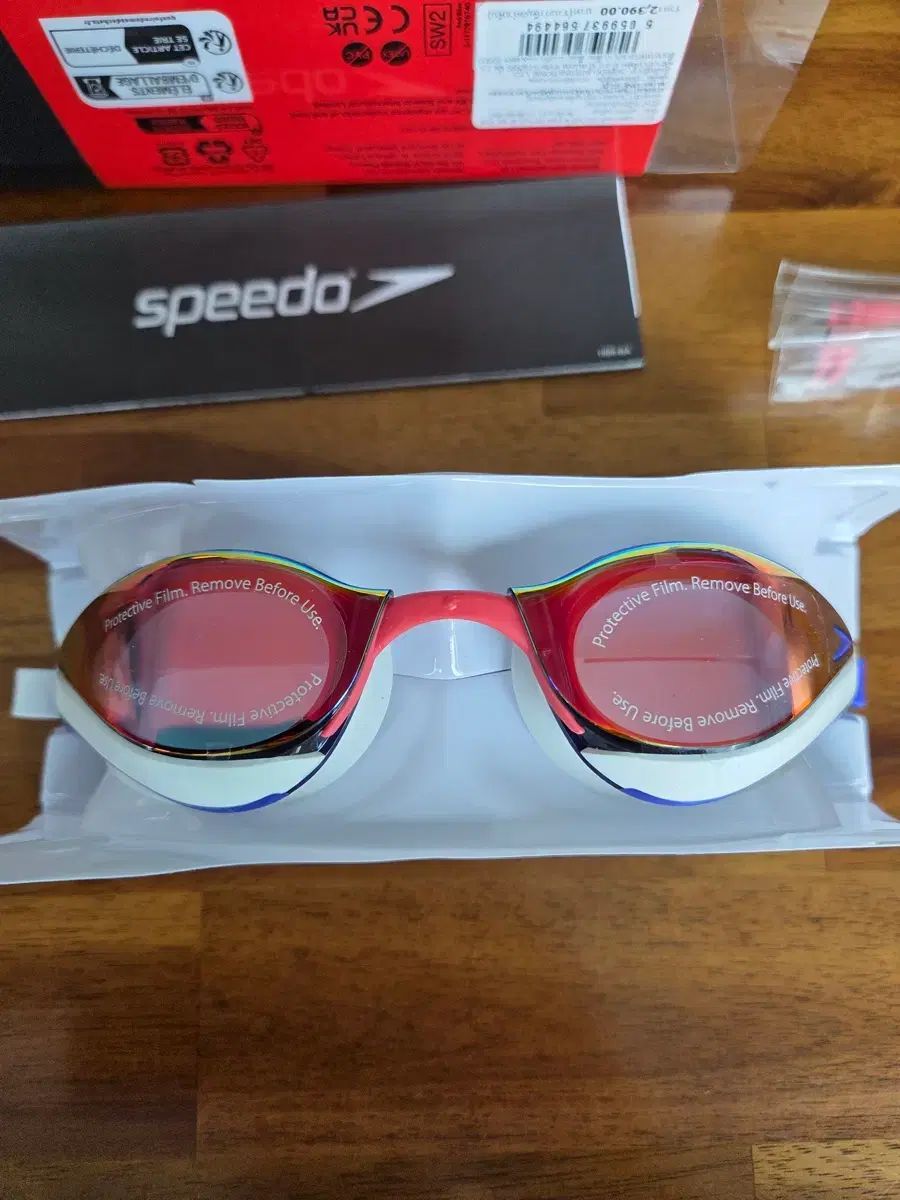 SPEEDO(スピード) ピュアフォーカス レッドブルー アジアンフィット