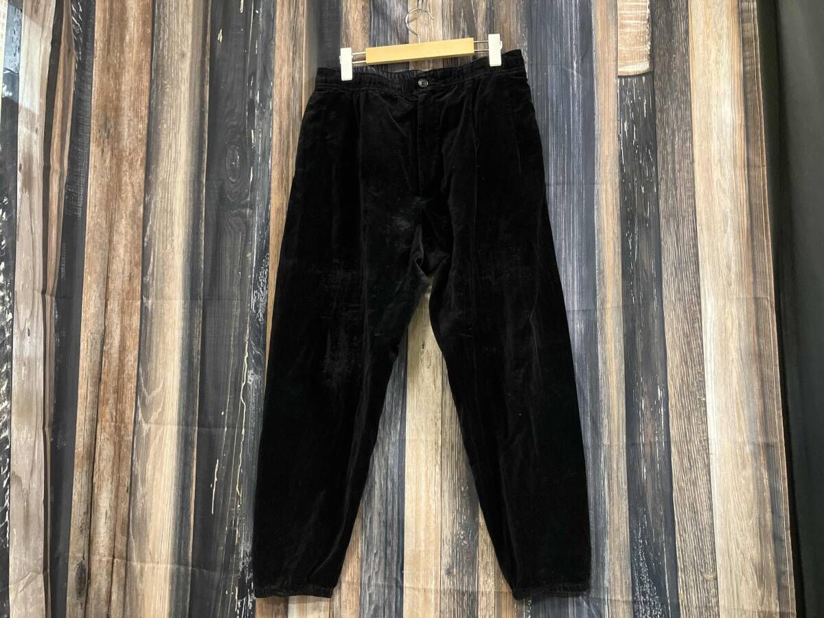 Engineered Garments エンジニアド ガーメンツ ベルベットパンツ ブラック S 