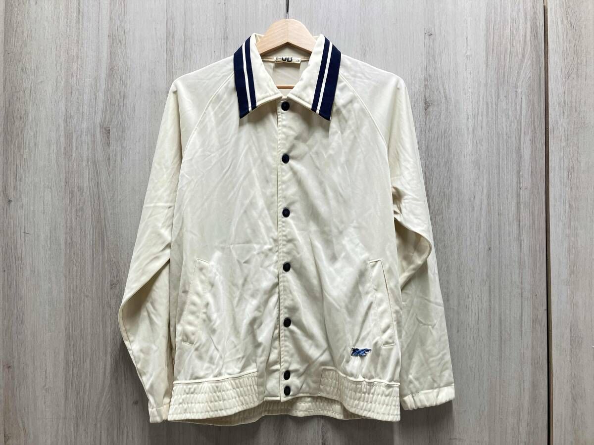アシックス ゴールドタイガー FUB 表記サイズL 172-94-80 日本製 No.005 ジャージ オフホワイト