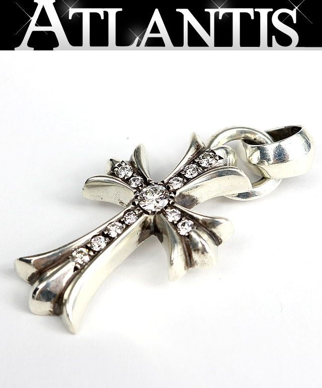 CHROME HEARTS 銀座店 クロムハーツ スモールCHクロス ウィズベイル