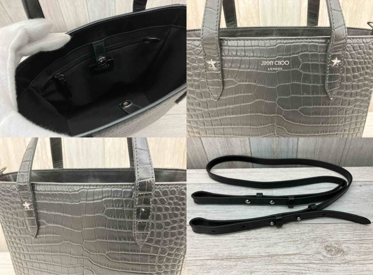 ジミーチュウ　ハンドバッグ　クロコ JIMMY CHOO／ジミーチュウ／ハンドバッグ／ショルダーバッグ／2way