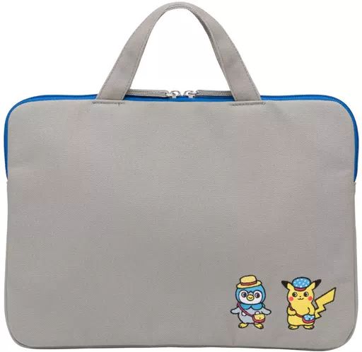 【中古】家電サプライ ピカチュウ＆ポッチャマ 倉敷帆布PC・タブレットケース のんびりライフ 「ポケットモンスター」 ポケモンセンター限定