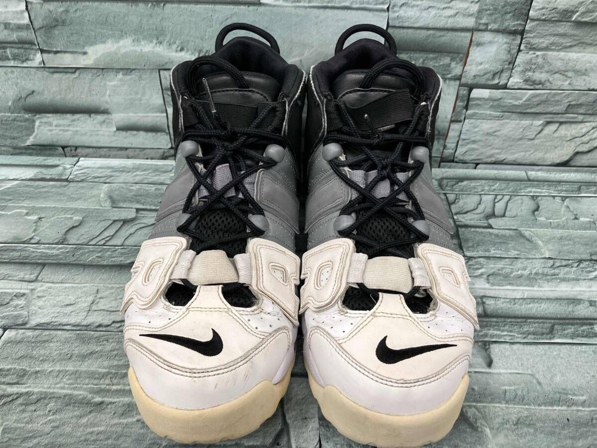 NIKE/スニーカー/921948-002/エアモアアップテンポ/白×グレー×黒/28.5 