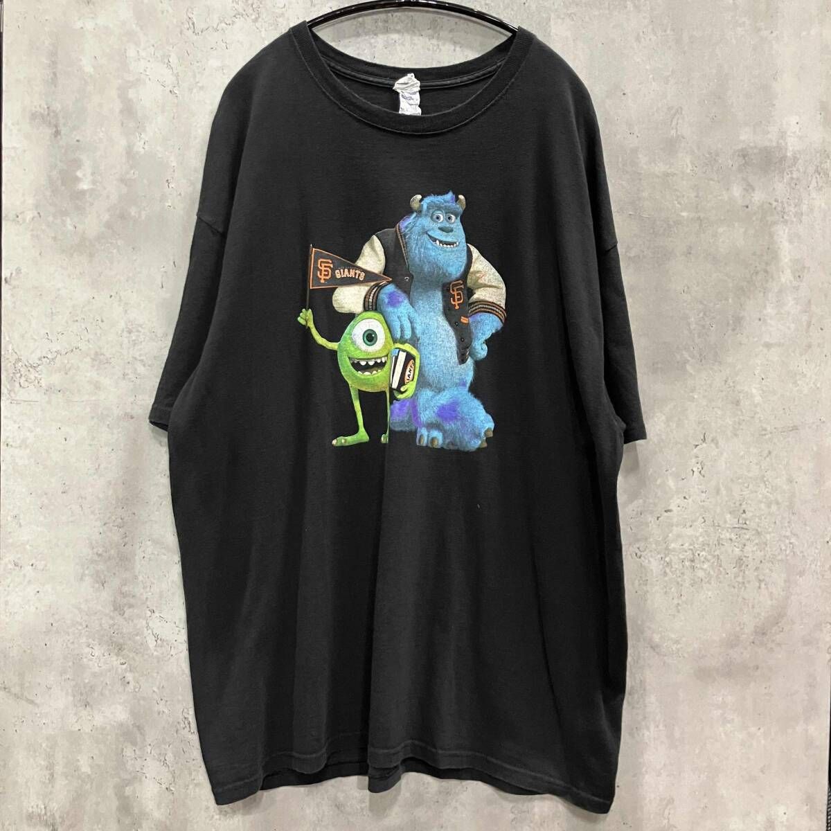 00s DELTA サンフランシスコジャイアンツ モンスターズインク TEE 半袖Tシャツ size 2XL ブラック 10,022円