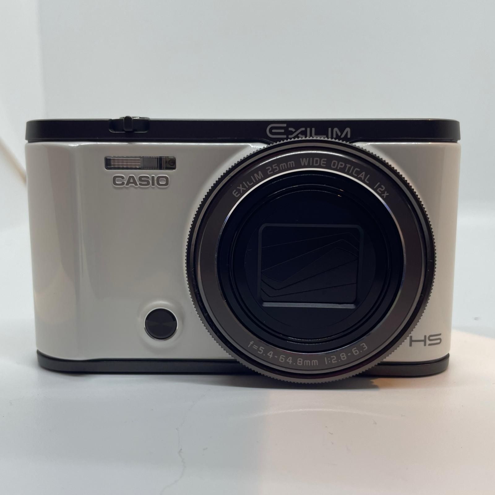 【全額返金保証】【最速発送】 コンパクトデジタルカメラ CASIO EXILIM EX-ZR3000 ホワイト 美品 動作確認済