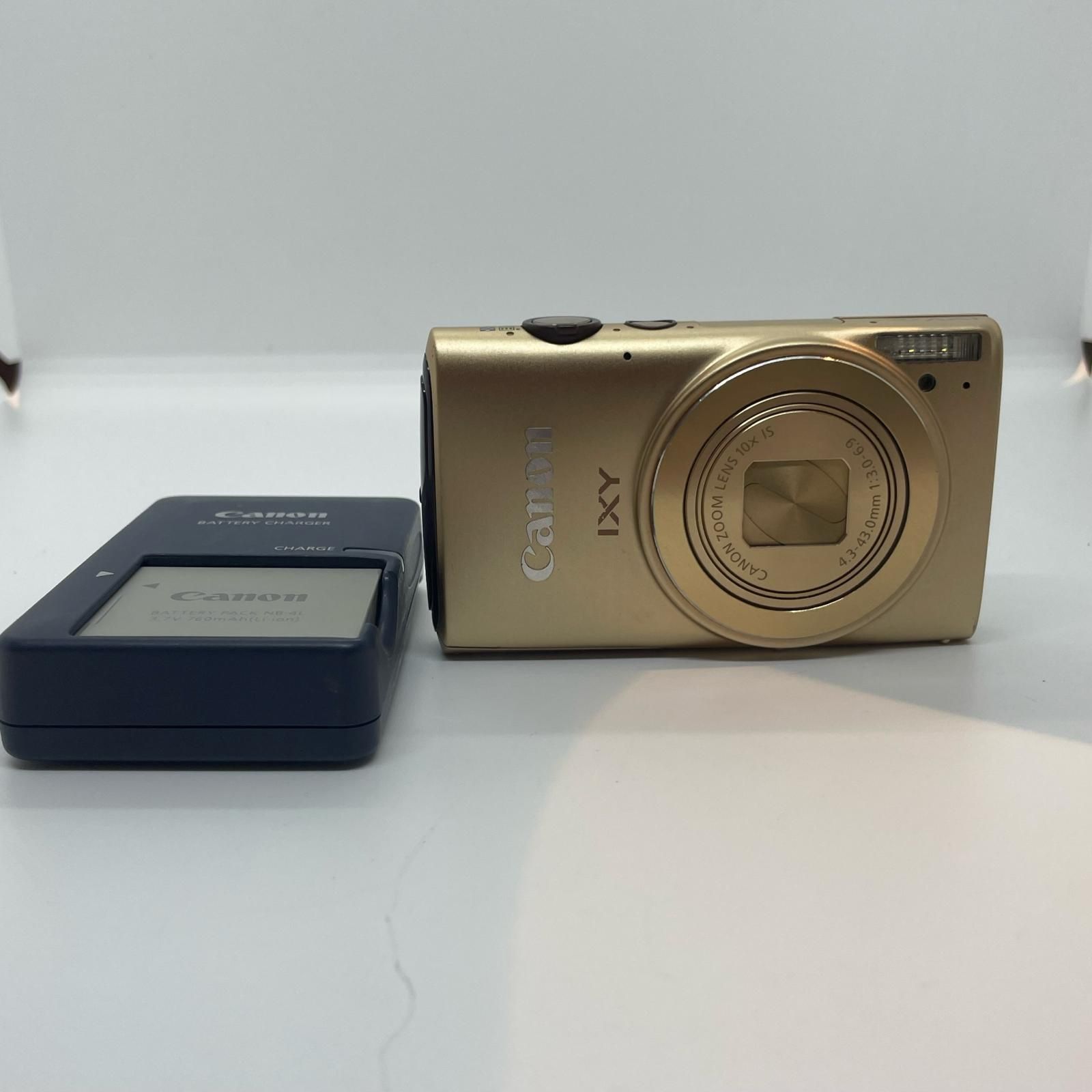 外観美品✨ Canon IXY 620F ゴールド Canon IXY 620F Gold 12.1MP 10x Zoom Compact Digital Camera from