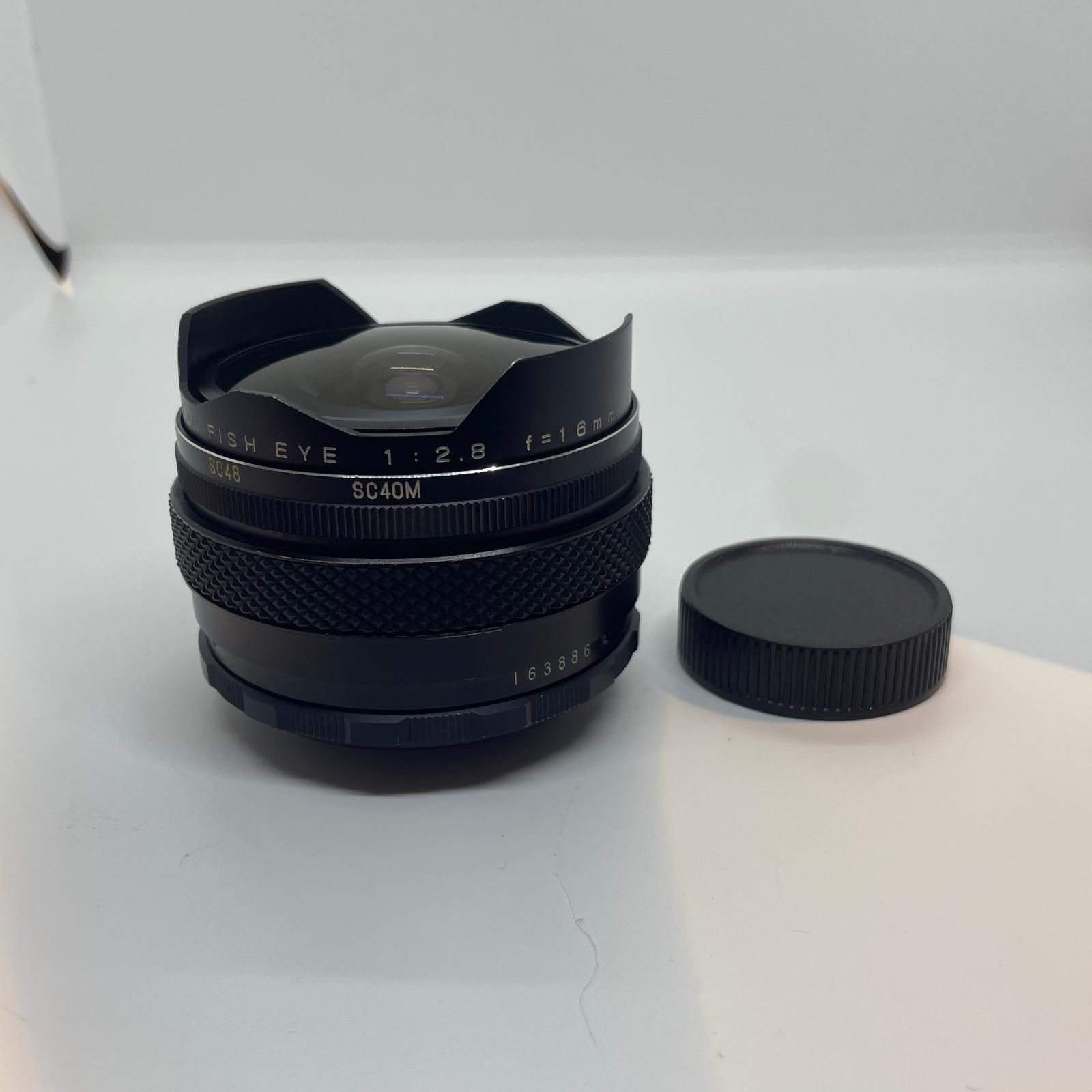 最速発送】FUJIFILM EBC FUJINON 16mm F2.8 FISH EYE M42マウント【難