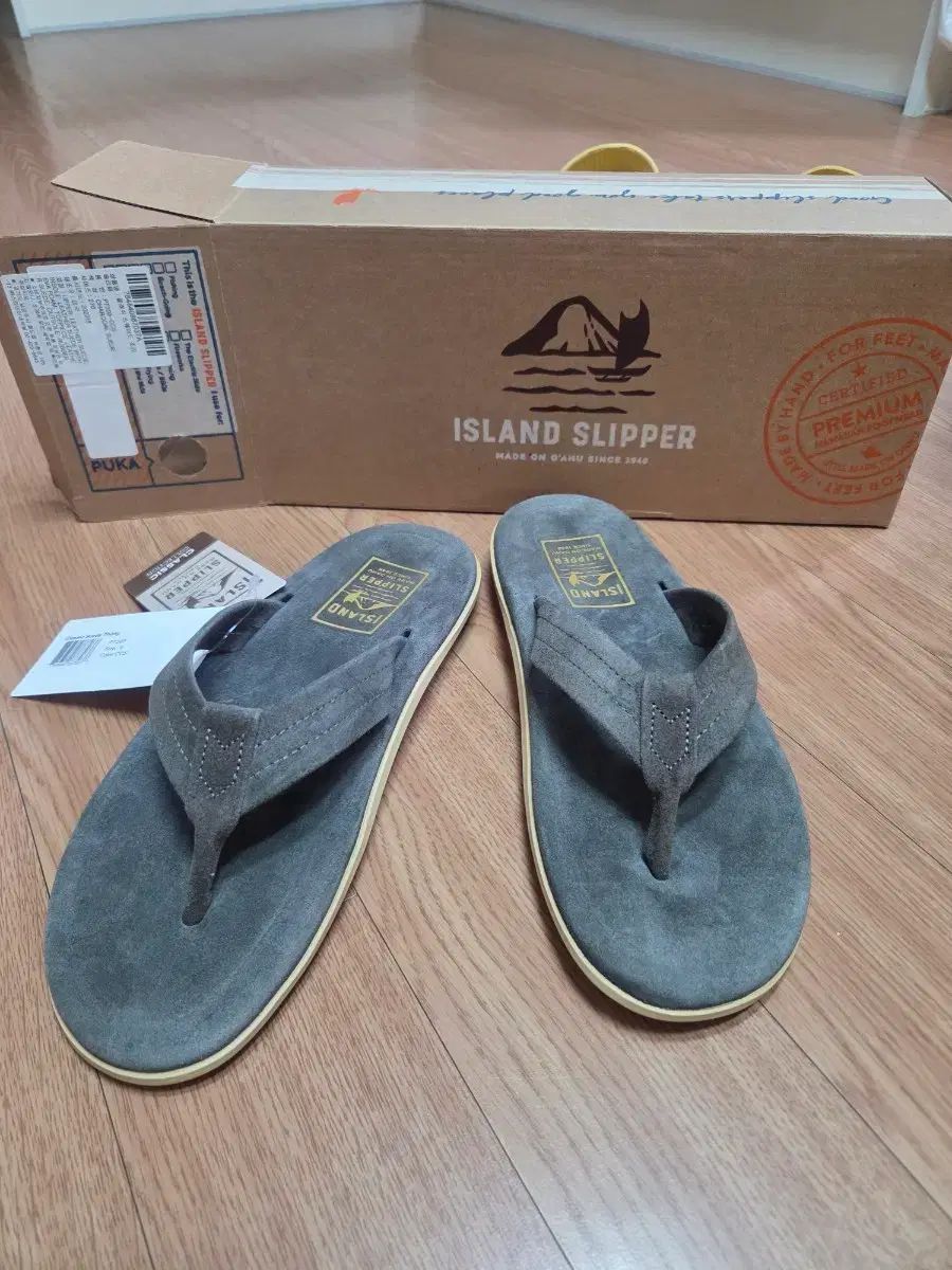(新品) Island Slippers チャコール size9 270mm