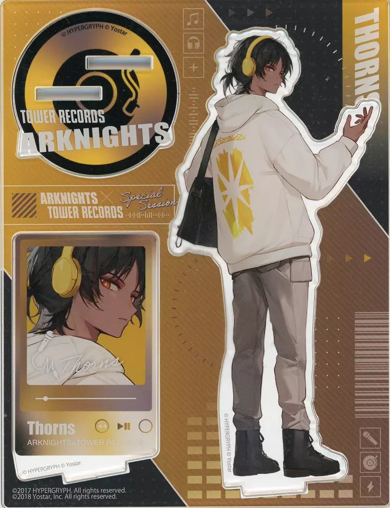 【中古】アクリルスタンド・アクリルパネル ソーンズ Special Session アクリルスタンド 「アークナイツ×TOWER RECORDS CAFE」