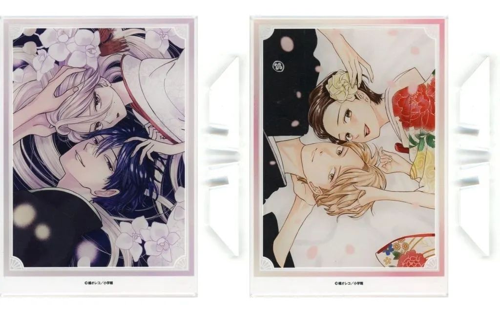 【中古】アクリルスタンド・アクリルパネル 全2種セット アクリルビジュアルボード 「くじメイト 橘オレコ先生」 B賞