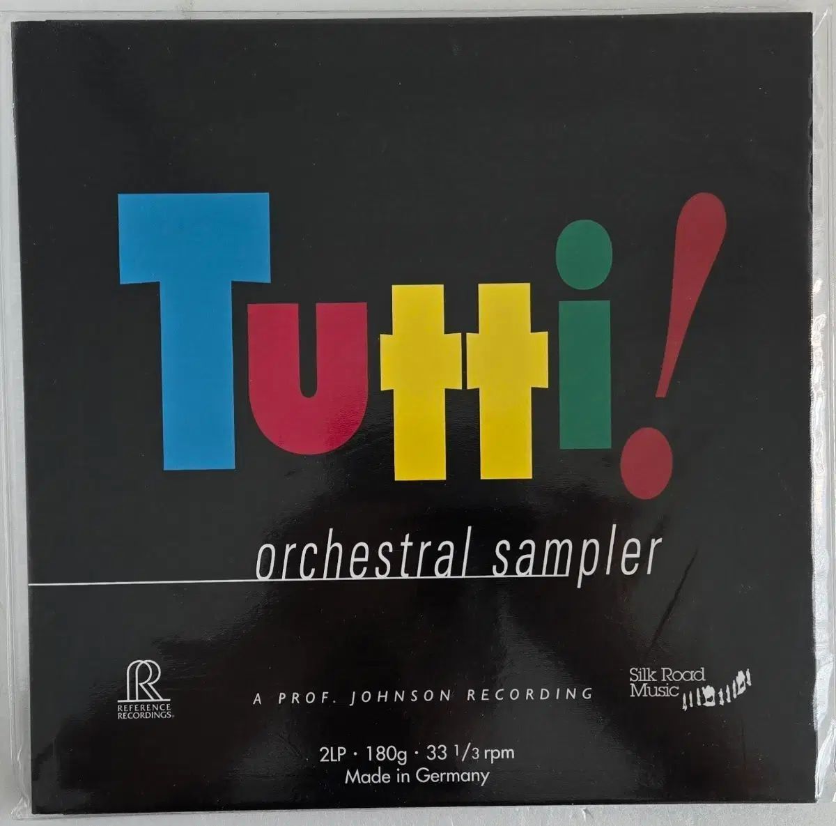 参照 レコーディングの Tutti オーケストレーション サンプラー 180g 2LP 未開封