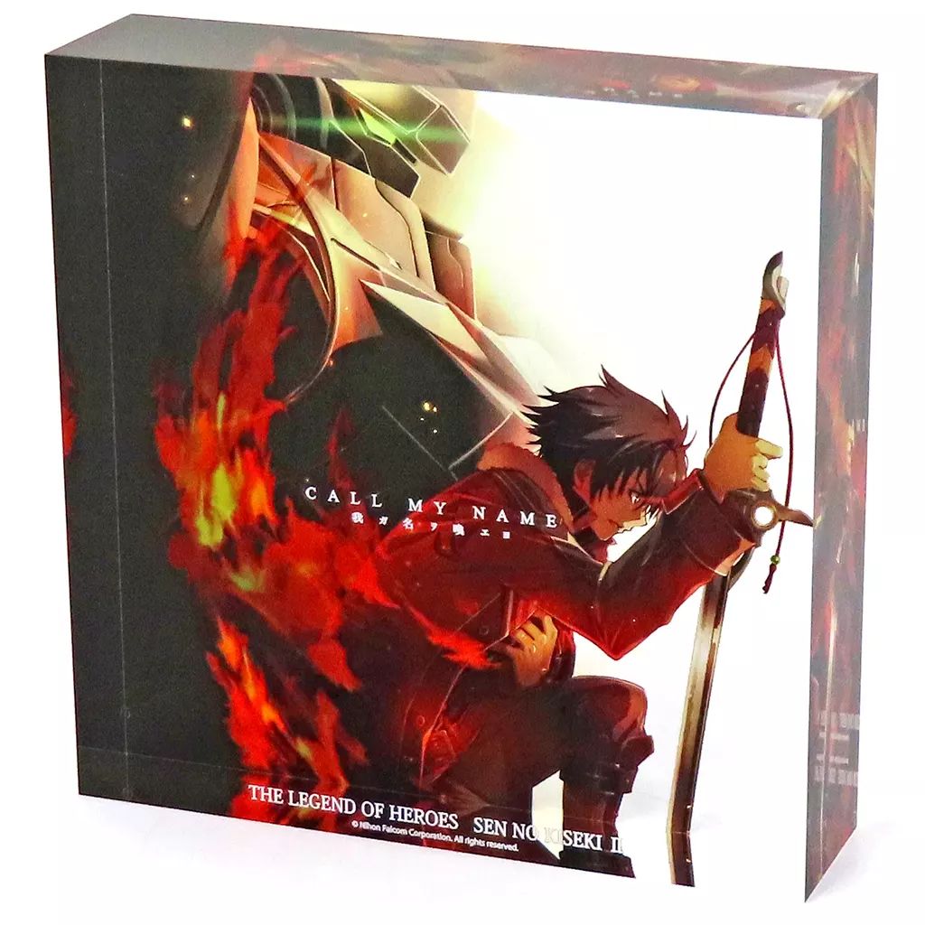 【中古】アクリルスタンド・アクリルパネル 灰の騎士 アクリルブロック 「英雄伝説 閃の軌跡II」