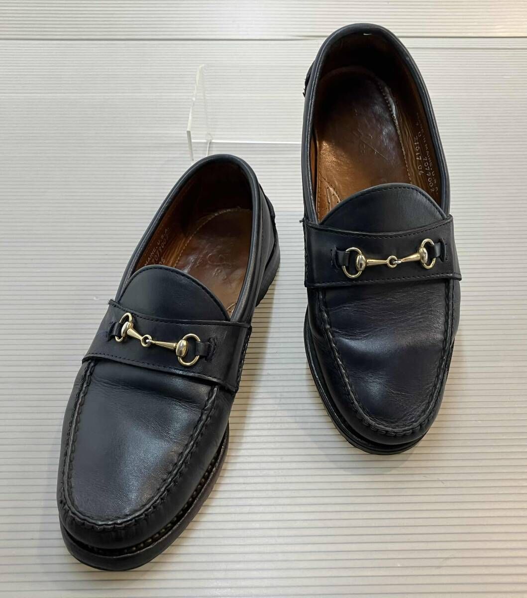★ RANCOURT&CO ランコート ローファー USA9 ブラック 通年