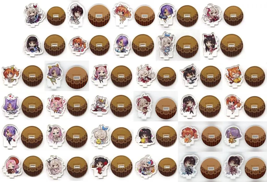 【中古】アクリルスタンド・アクリルパネル 全34種セット 「喫茶ステラと死神の蝶 ミニアクリルキャラスタンドコレクション」 C101グッズ