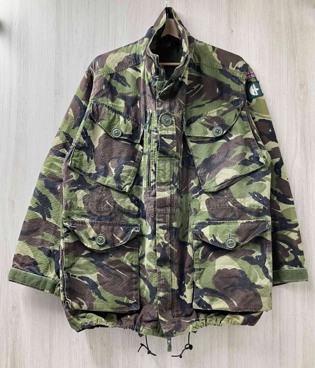 イギリス軍 DPM 迷彩柄 フィールド ジャケット JACKET DPM FIELD ミリタリー メンズ カモフラ柄 170/96 サイズ 中古 古着