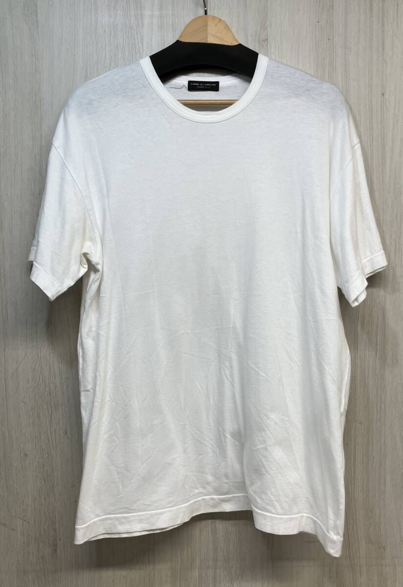 COMME des GARCONS HOMME PLUS コムデギャルソン オム プリュス PT-100110 半袖 Tシャツ メンズ ホワイト コットン 日本製