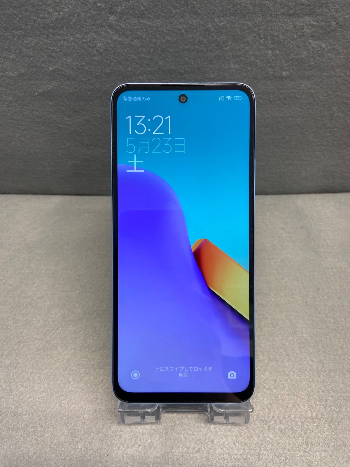 美品 国内版 SIMフリー Xiaomi Redmi12 5G 128GB スカイブルー色