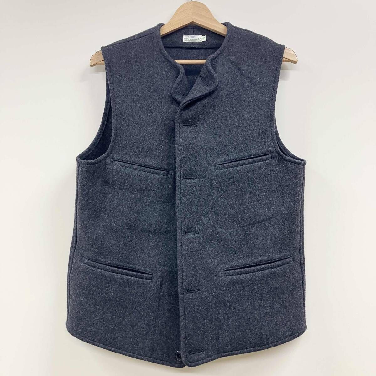 WAREHOUSE & CO. DUCK DIGGER / ウエアハウスダックディガー ベスト サイズ40 グレー