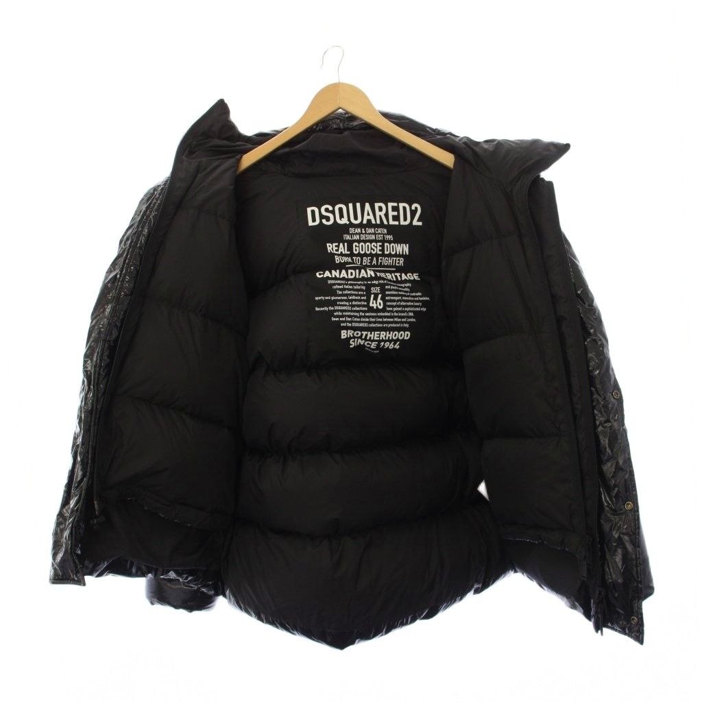 ディースクエアード DSQUARED2 19AW ダウンジャケット フーディ 46 黒 