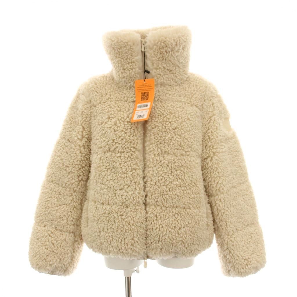 SAVE THE DUCK セーブザダック 中綿ボアブルゾン ジャケット ジップアップ アウター 0 XS アイボリー ベージュ D31990W KENNIE CURL21 /YM