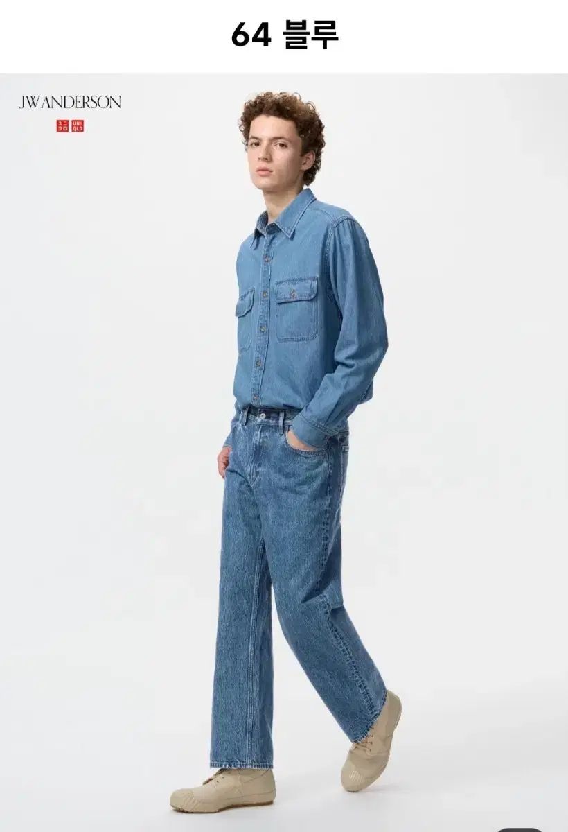 UNIQLO JW Kinloch Anderson(キンロックアンダーソン) ストレートデニム 487742 32サイズ