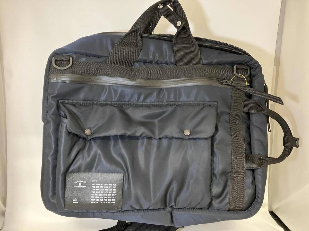 FUKUNARY フクナリー　MA-1 シリーズ　4WAY ビジネスバッグ　リュック　黒　BLACK 内部仕切り　ナイロン