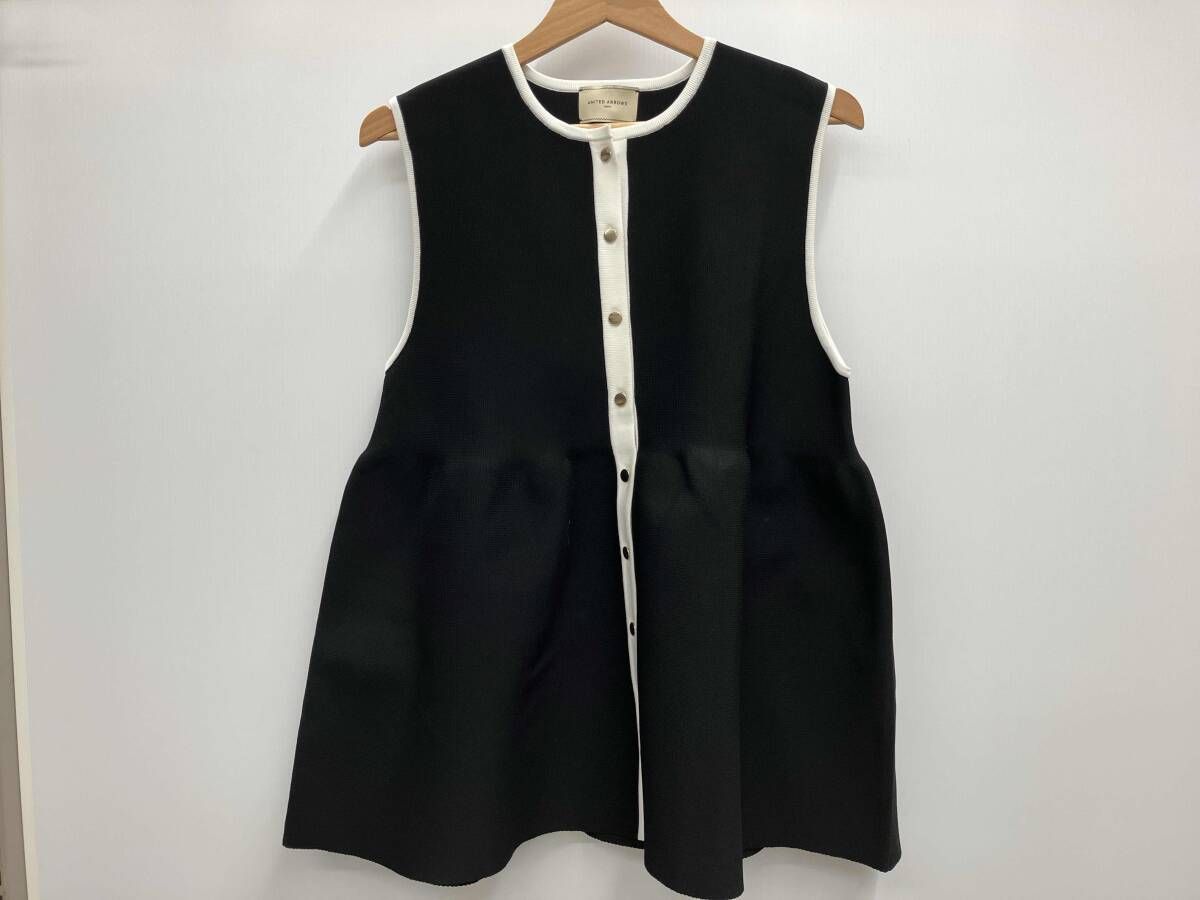 UNITED ARROWS ユナイテッドアローズ ベスト ブラック 1518-106-1793
