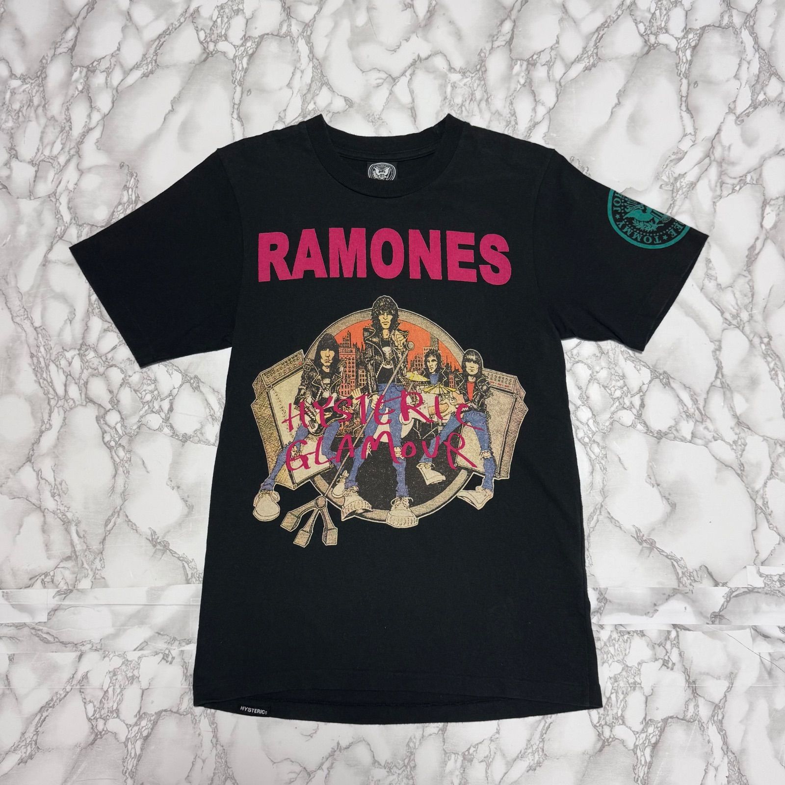 トレンド【Hysteric Glamour ヒステリックグラマー 【商品名】2CT-7270 RAMONES ラモーンズ/半袖 カットソー シャツ Tシャツ/johnny joey