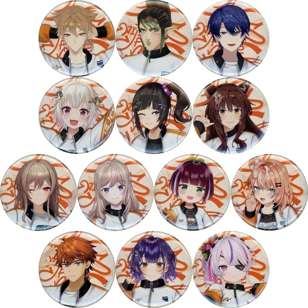 【中古】バッジ・ピンズ 全13種セット 「バーチャルYouTuber にじさんじ にじさんじフェス2026 クラスジャージ缶バッジ オレンジ A」 6,232円