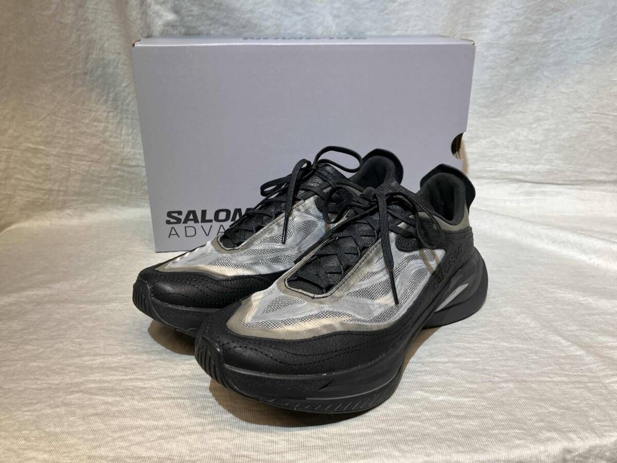 SALOMON NEUVA ADVANCED BLACK/FTW SILVER 492318 ｻﾛﾓﾝ ﾛｰｶｯﾄｽﾆｰｶｰ 27 ﾌﾞﾗｯｸ/ｼﾙﾊﾞｰ