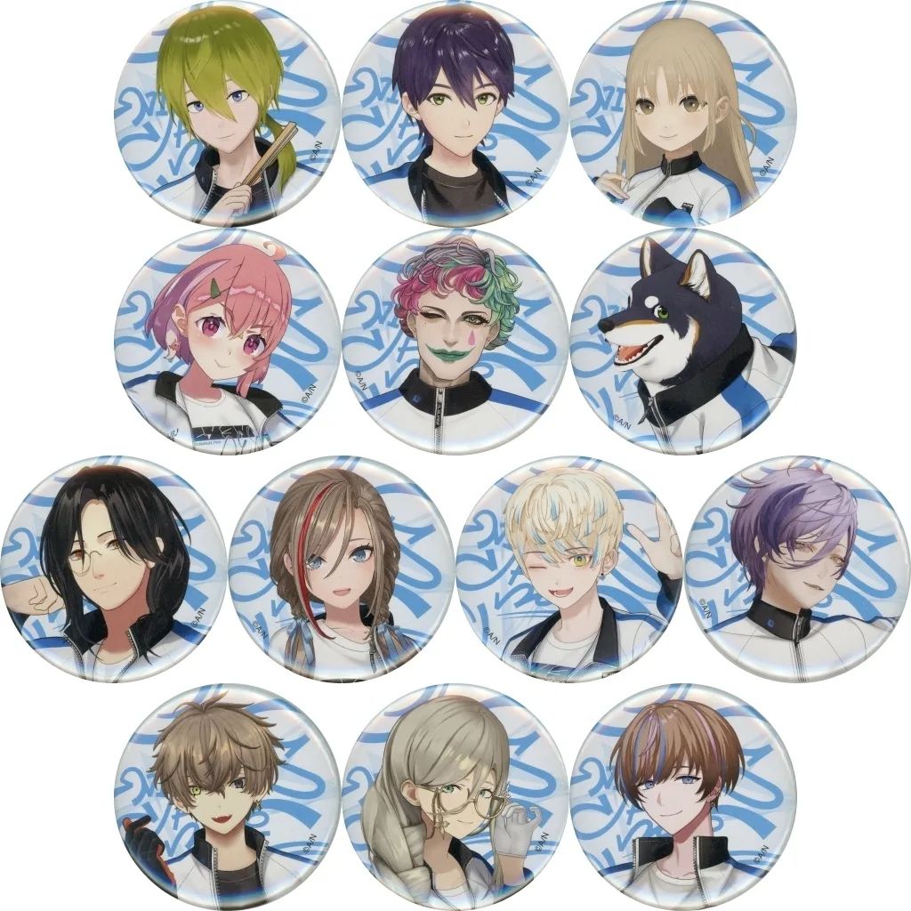 【中古】バッジ・ピンズ 全13種セット 「バーチャルYouTuber にじさんじ にじさんじフェス2026 クラスジャージ缶バッジ ブルー B」