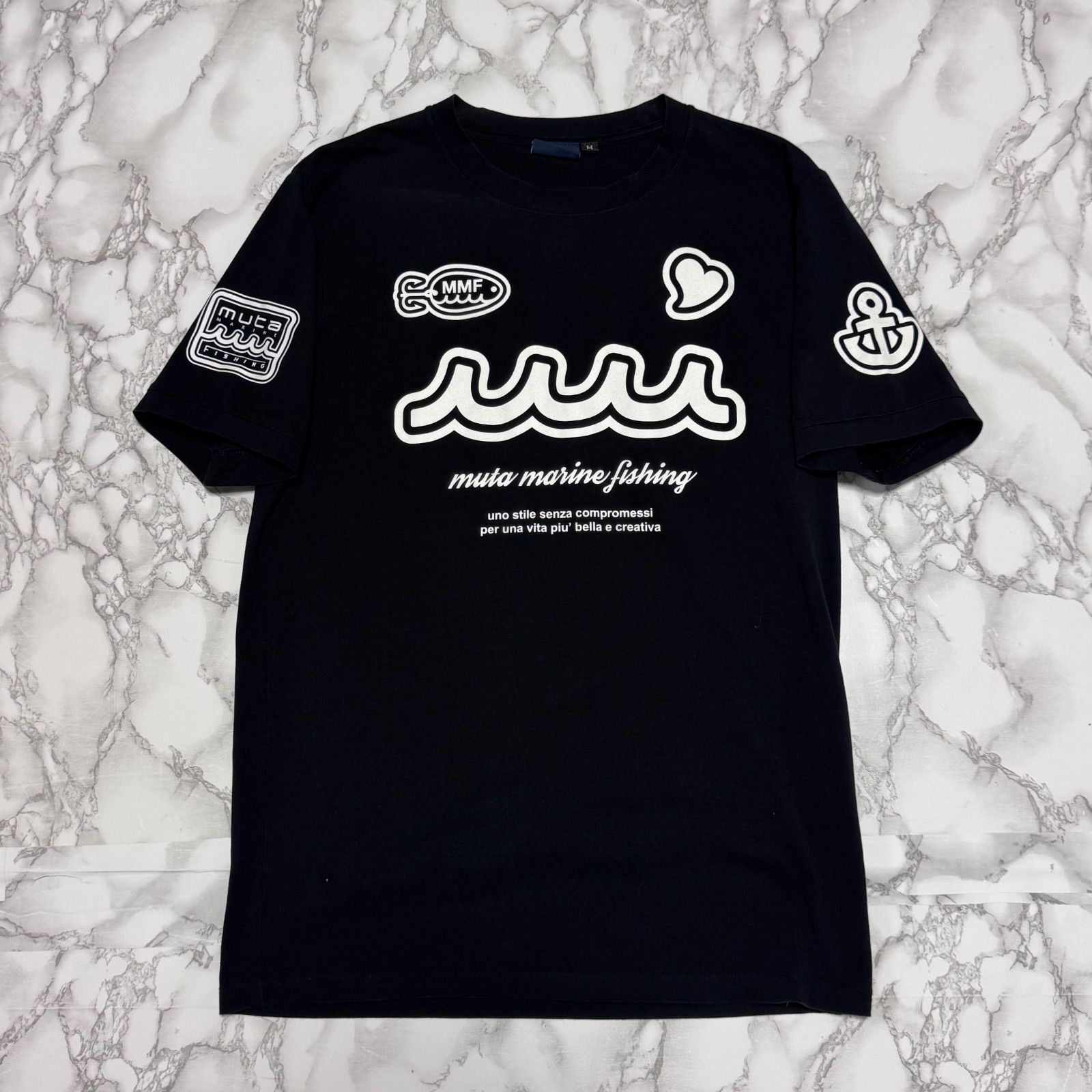 限定【MUTA ムータ 【商品名】MARINE FISHING/半袖 カットソー シャツ Tシャツ