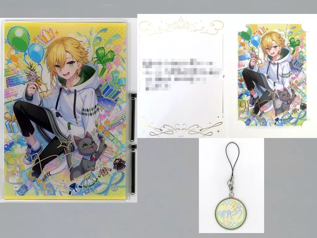 【中古】グッズセット 卯月コウ A5アクリルパネルセット 「バーチャルYouTuber にじさんじ 卯月コウ 誕生日2025」