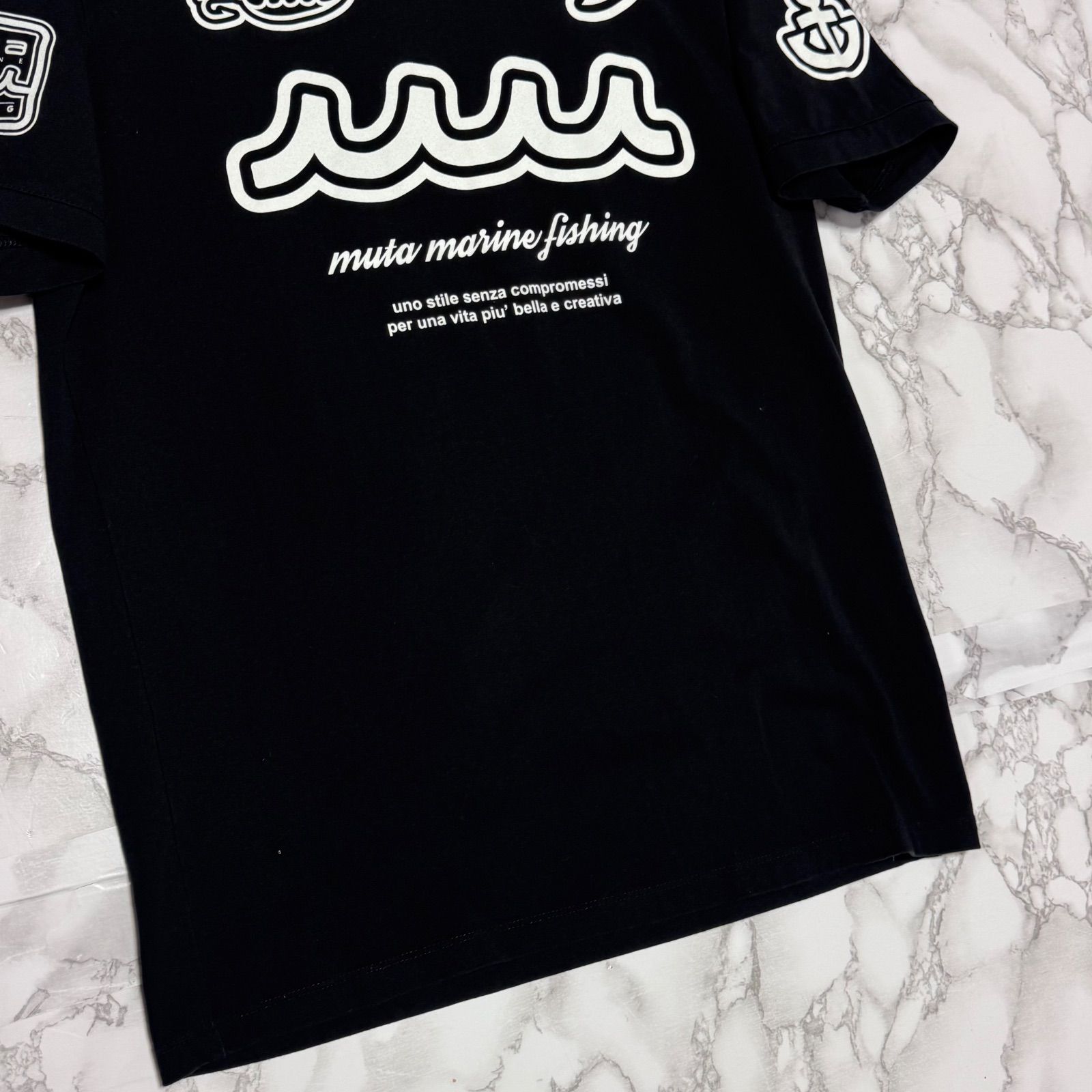 限定【MUTA ムータ 【商品名】MARINE FISHING/半袖 カットソー シャツ