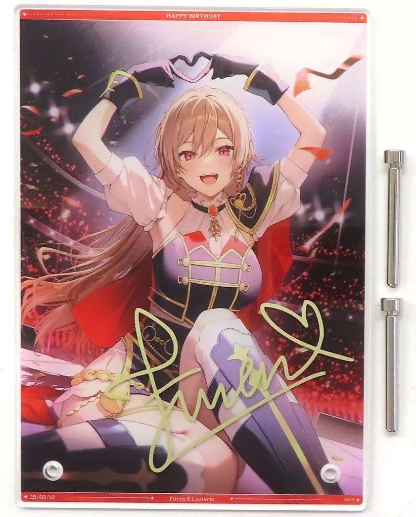 【中古】アクリルスタンド・アクリルパネル [単品] フレン・E・ルスタリオ A5アクリルパネル(複製直筆サイン入り) 「バーチャルYouTuber にじさんじ フレン・E・ルスタリオ 誕生日2025」