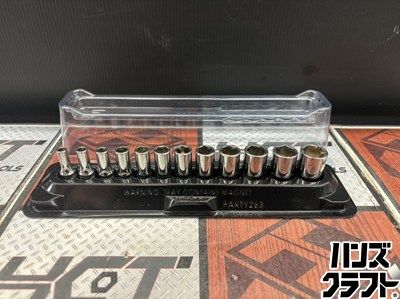 ■【中古】Snap-on スナップオン PAKTY263 セミディープソケットセット 差込角：1/4（6.35sq）【ハンズクラフト宮崎新名爪店】