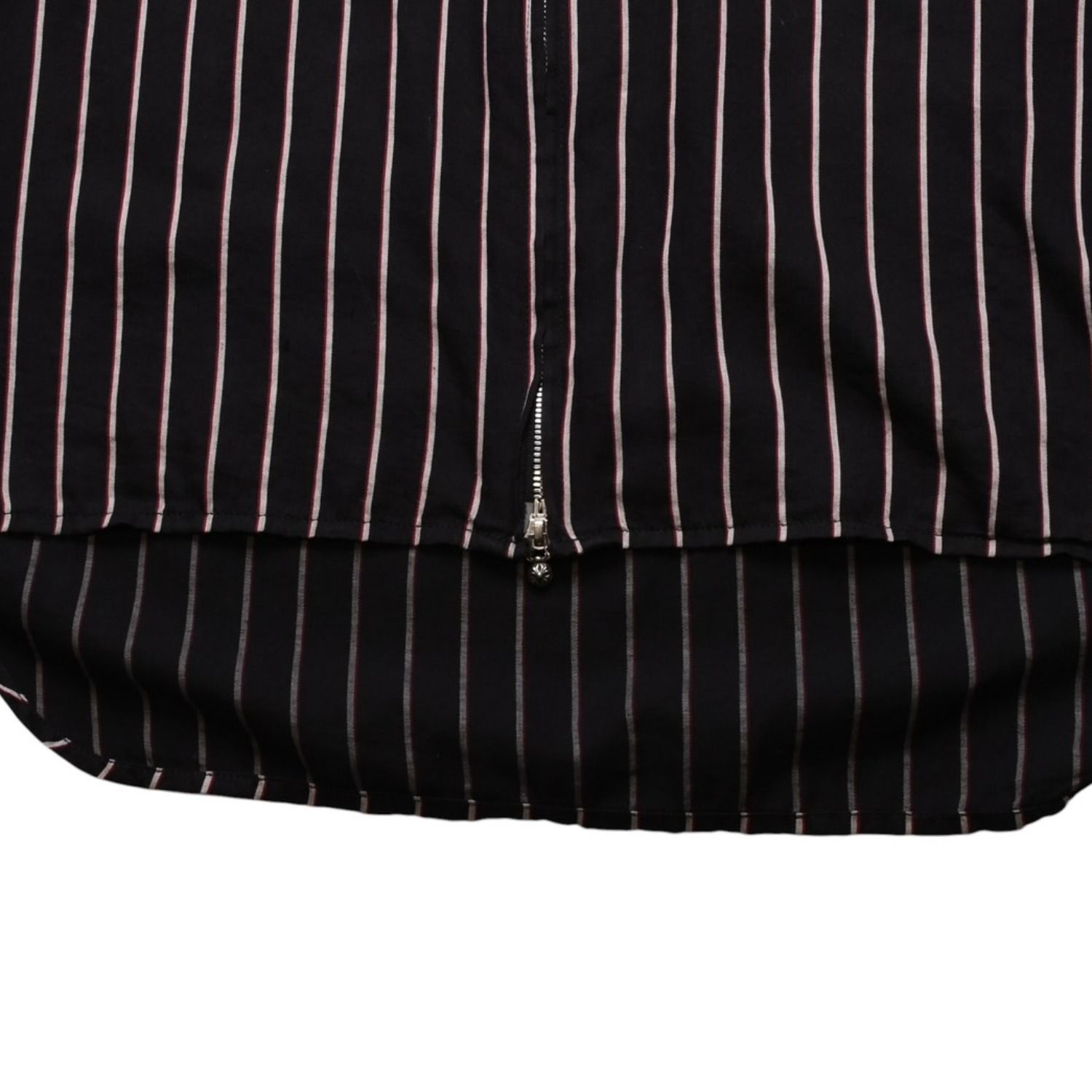 CHROME HEARTS クロムハーツ ジップアップ 半袖シャツ サイズM ダガー