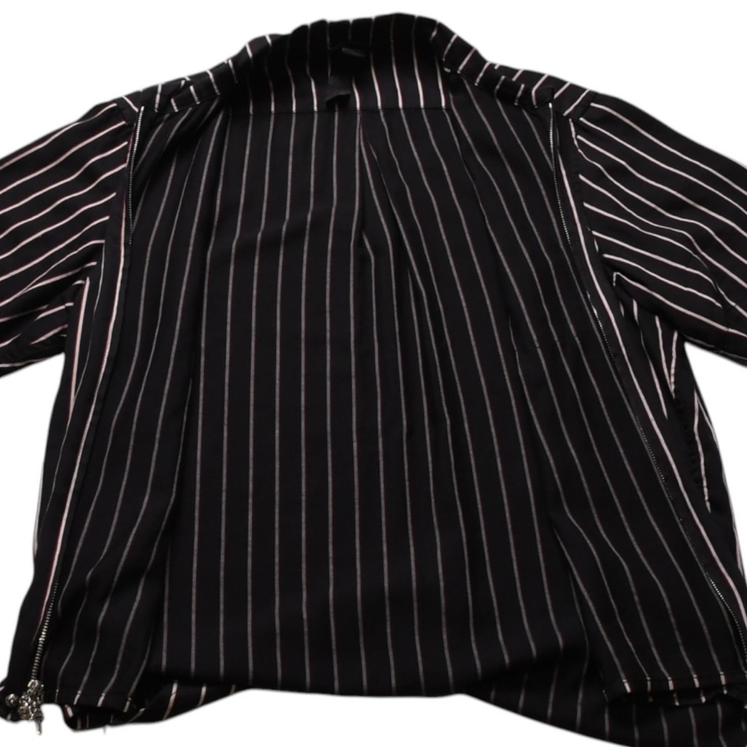 CHROME HEARTS クロムハーツ ジップアップ 半袖シャツ サイズM ダガー