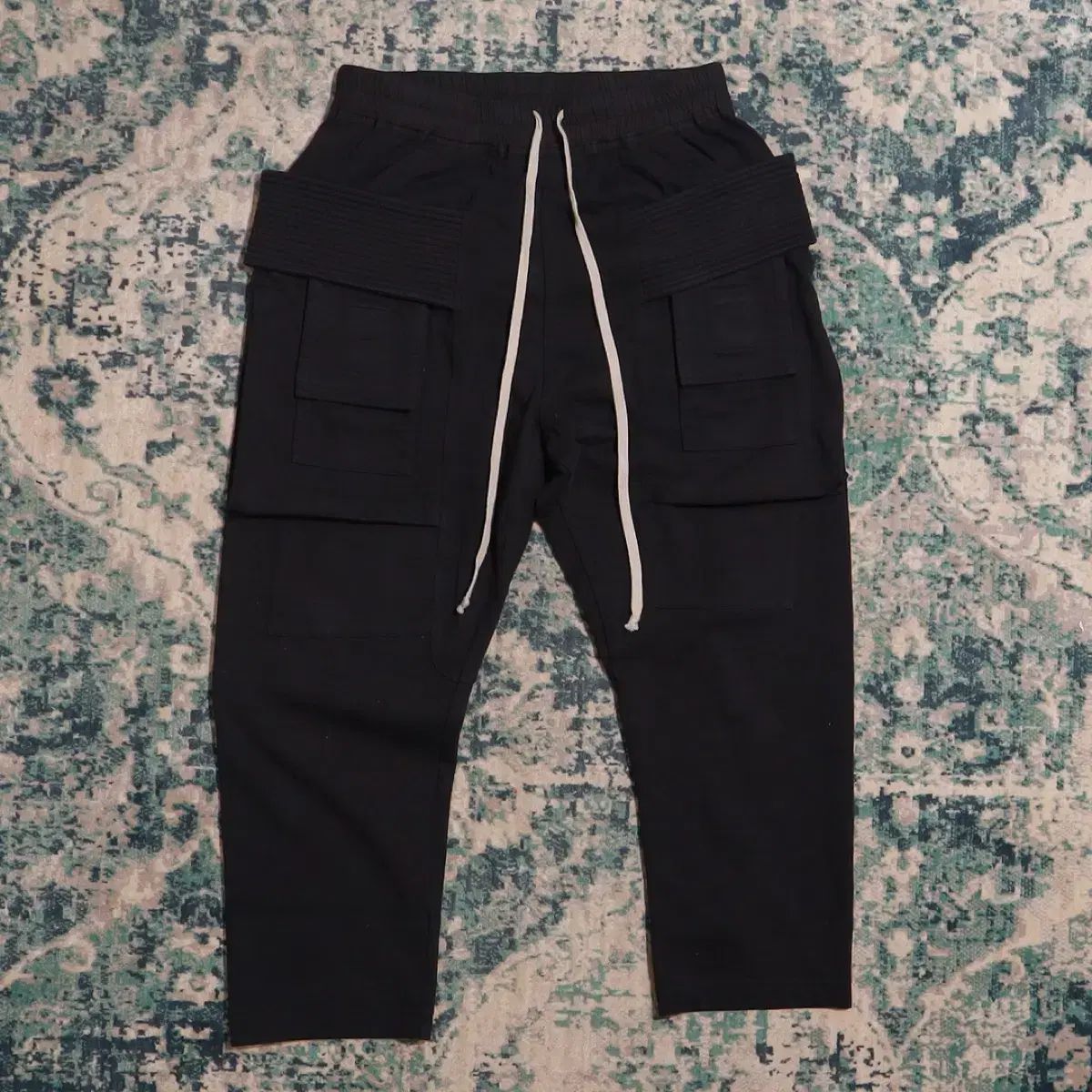 RICK OWENS リックオウエンス カーゴ パンツ ブラック テコンドー (XS)
