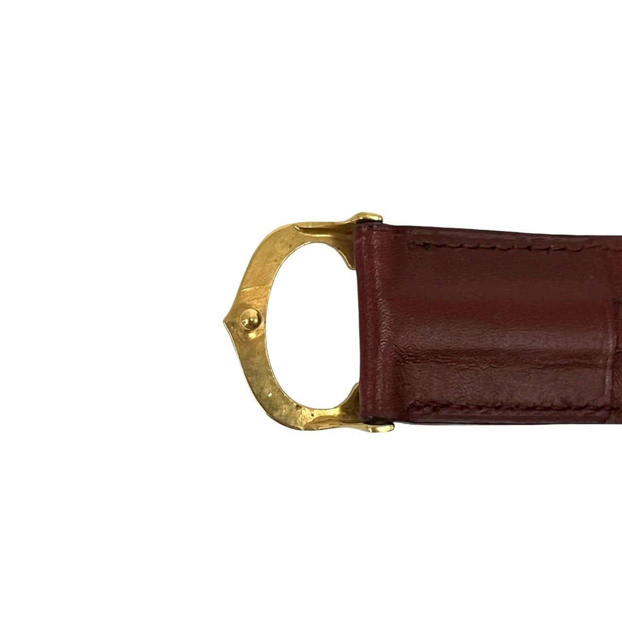極 美品 CARTIER カルティエ マストライン レザー 本革 ベルト メンズ