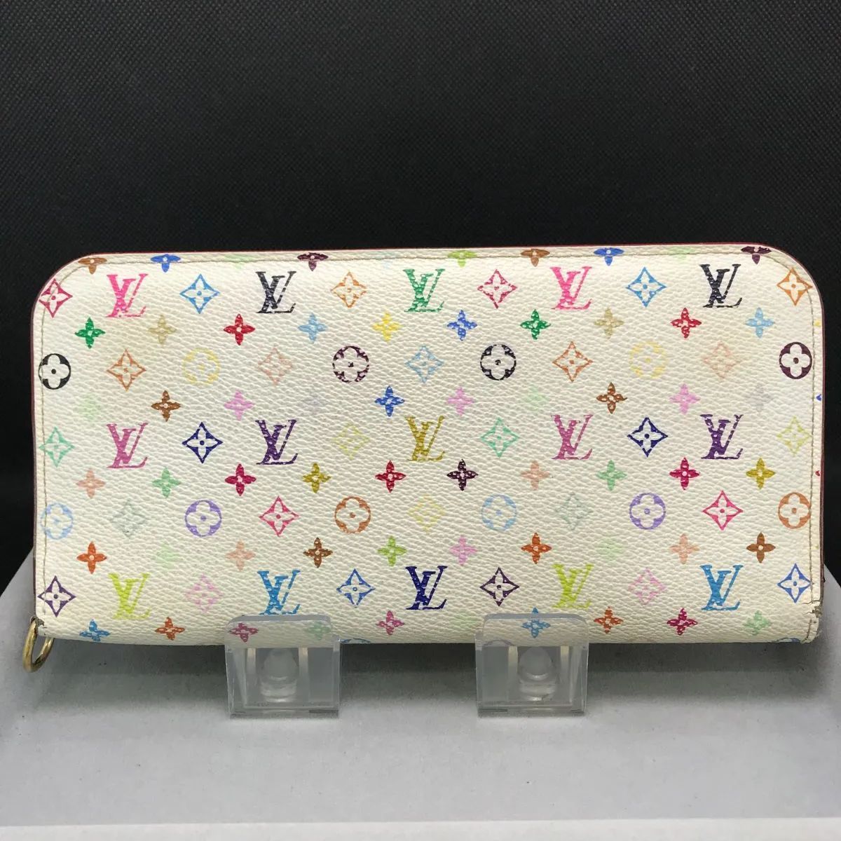 LOUIS VUITTON　ルイヴィトン　長財布　アンソリット　マルチカラー　アイボリー系　2136