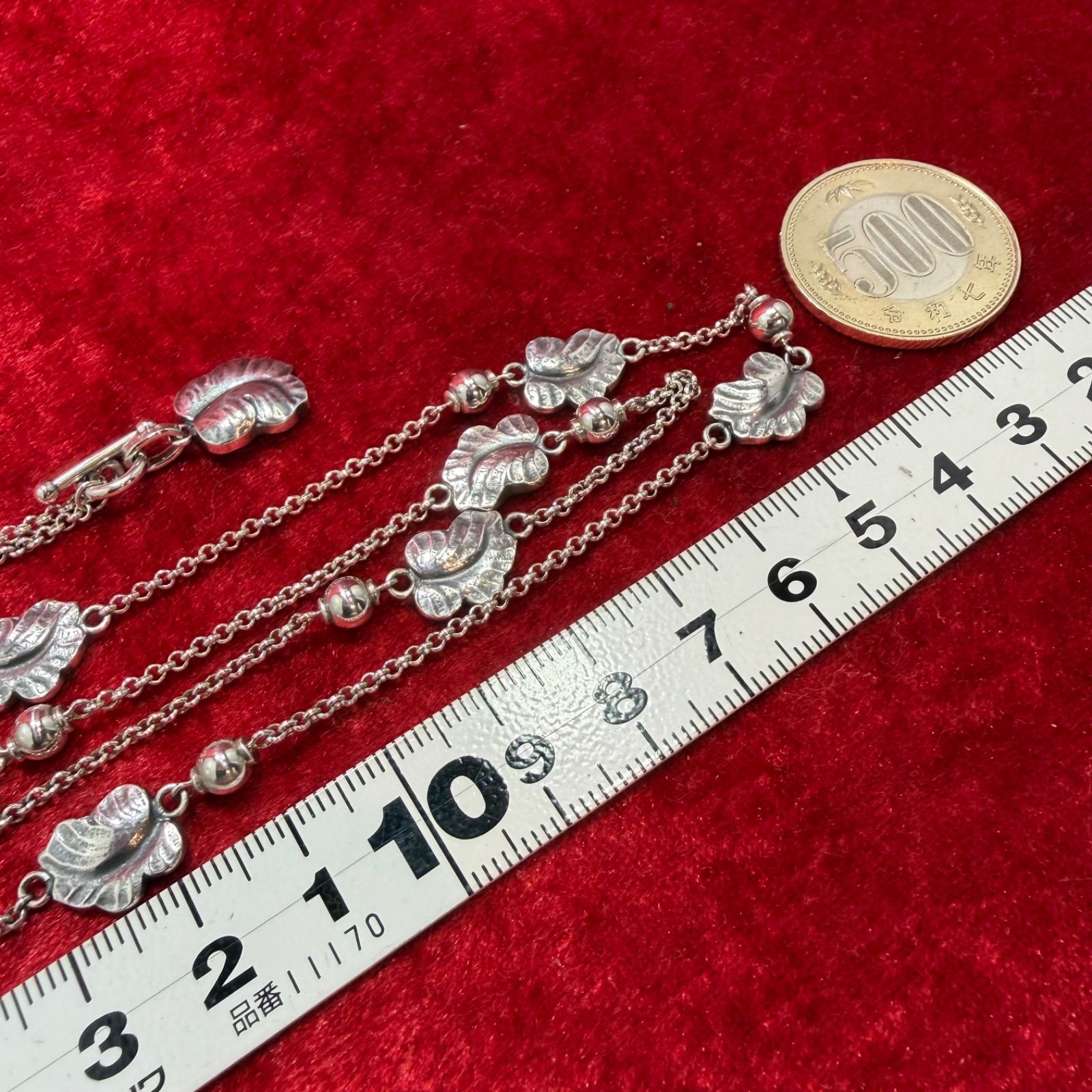 美品 リーフネックレス 53cm ジョージジェンセン/GEORG JENSEN - メルカリ