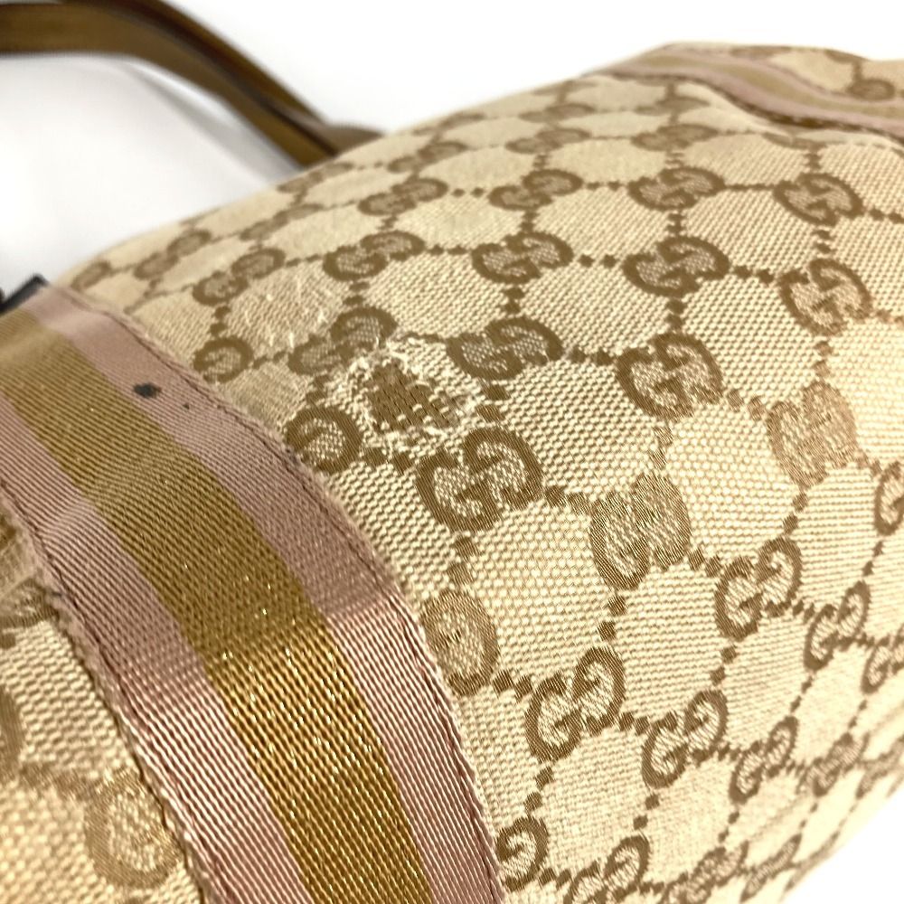 GUCCI グッチ ショルダーバッグ ロゴ GG 137396 GGキャンバス/レザー 